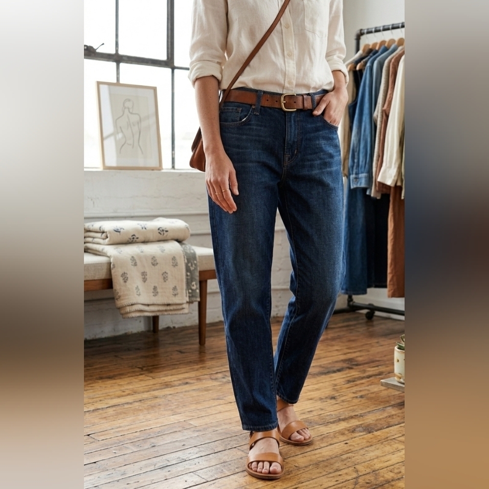 J Brand Aidan Slouchy Boyfriend Jeans in Ringer Wash - Size 31